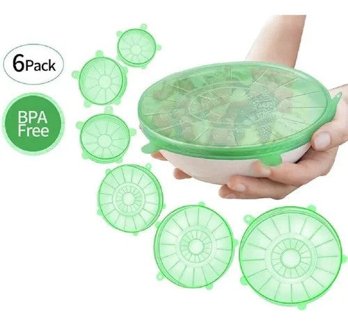♻️ Tapas de Silicona Reutilizables